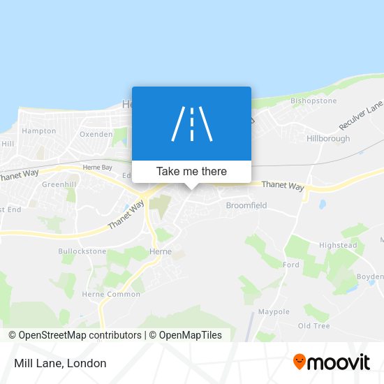 Mill Lane map