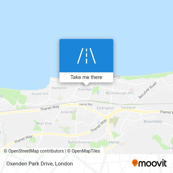 Oxenden Park Drive map
