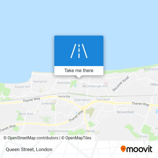 Queen Street map