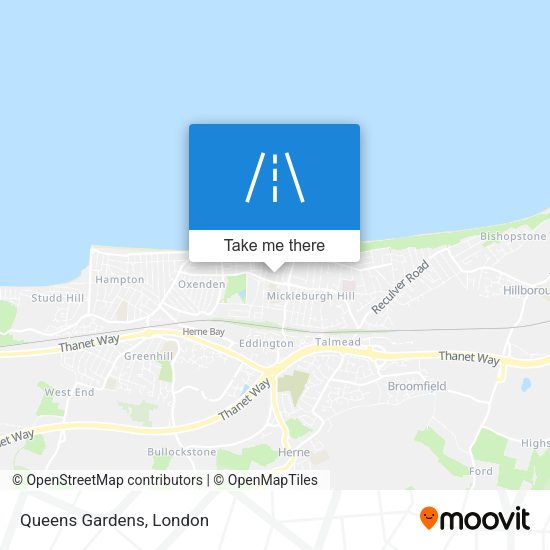Queens Gardens map