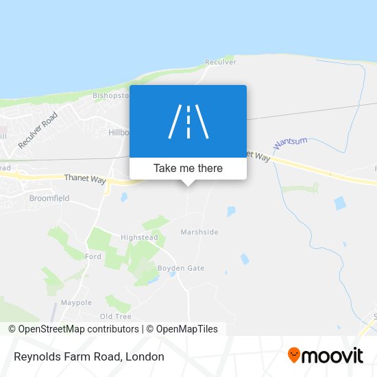 Reynolds Farm Road map