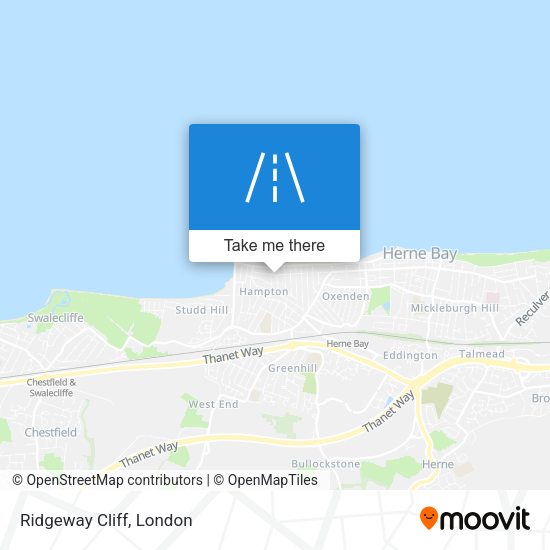 Ridgeway Cliff map