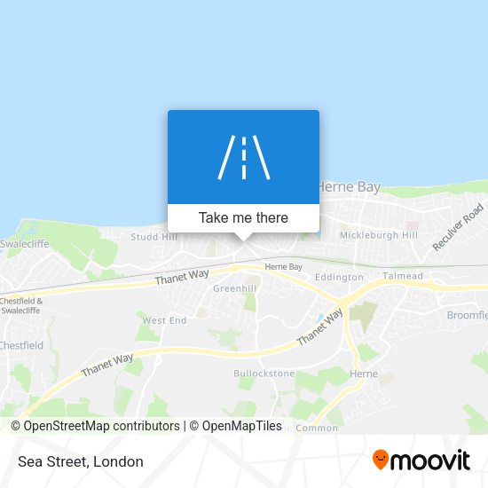 Sea Street map