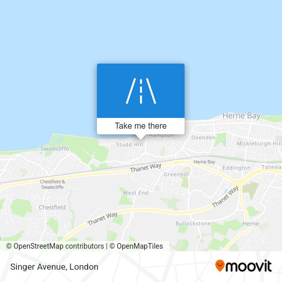 Singer Avenue map