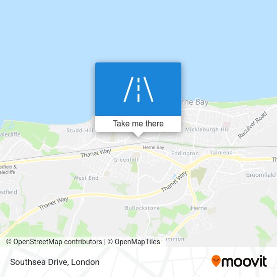 Southsea Drive map