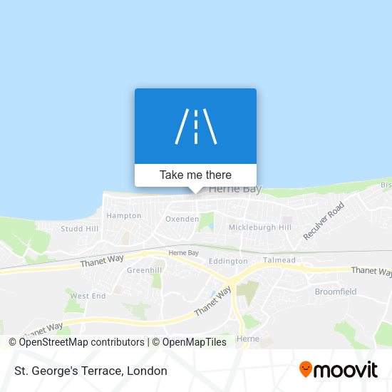 St. George's Terrace map