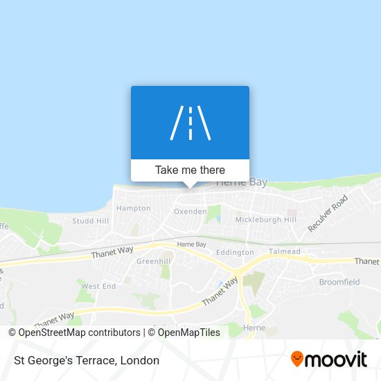 St George's Terrace map