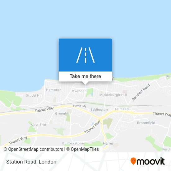 Station Road map