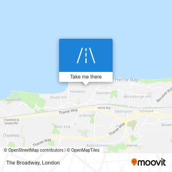 The Broadway map