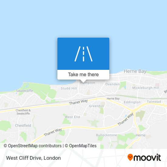 West Cliff Drive map
