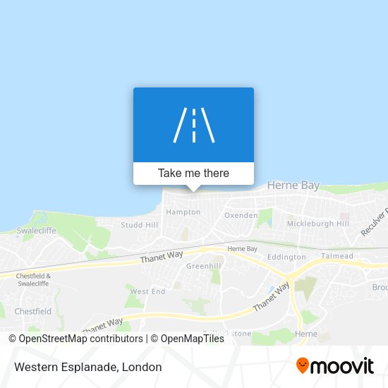 Western Esplanade map