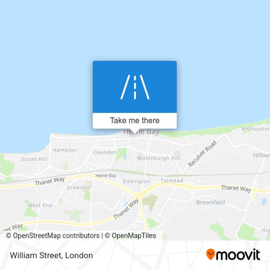 William Street map