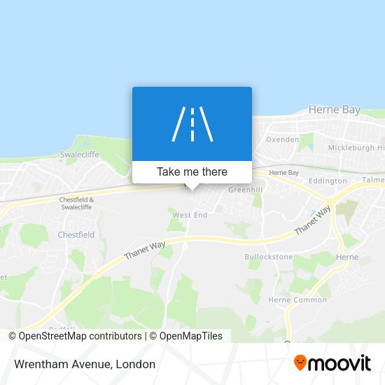 Wrentham Avenue map