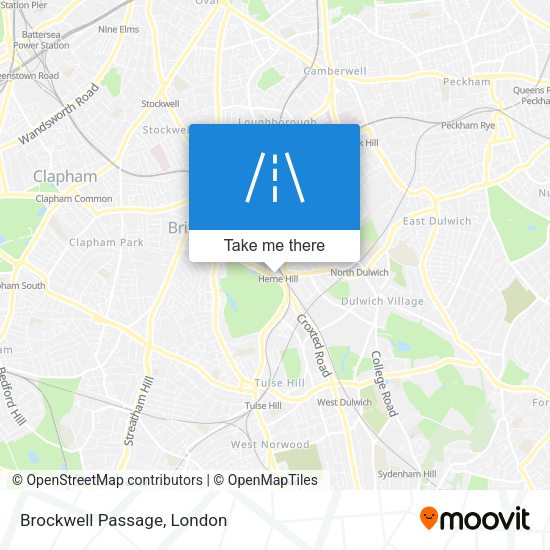Brockwell Passage map