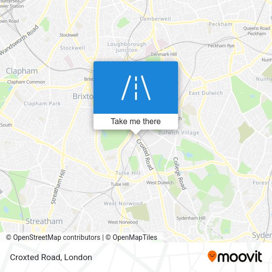 Croxted Road map