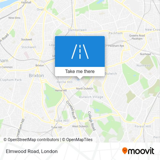 Elmwood Road map