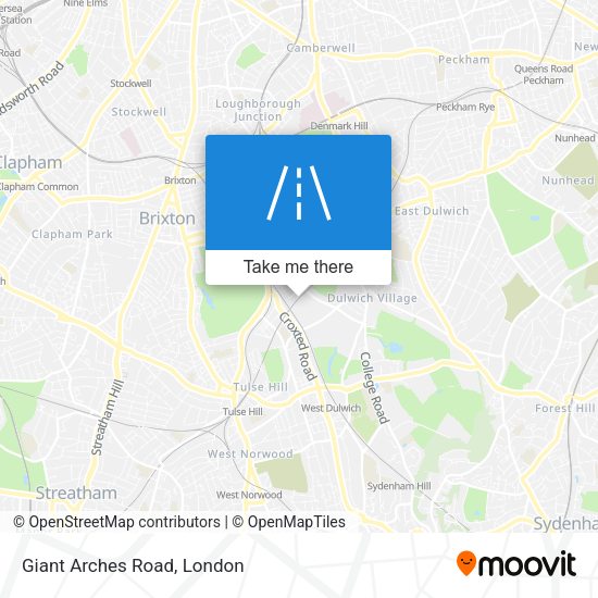 Giant Arches Road map