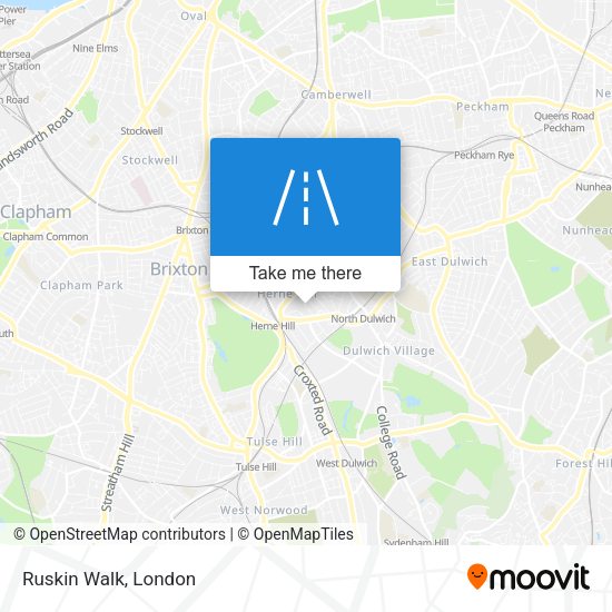 Ruskin Walk map