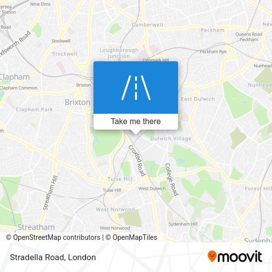 Stradella Road map
