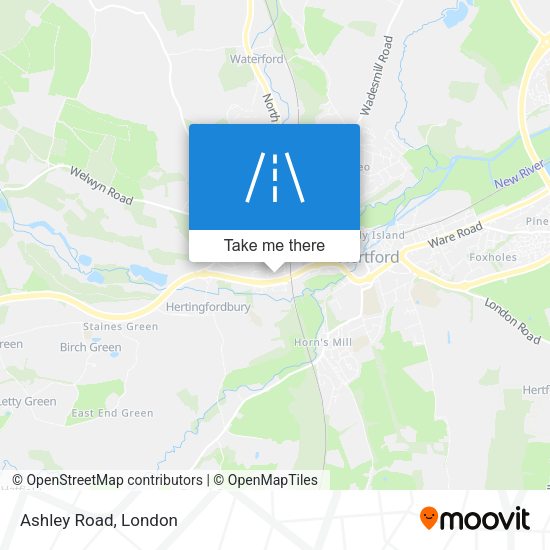 Ashley Road map