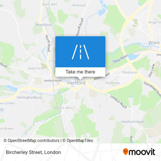 Bircherley Street map