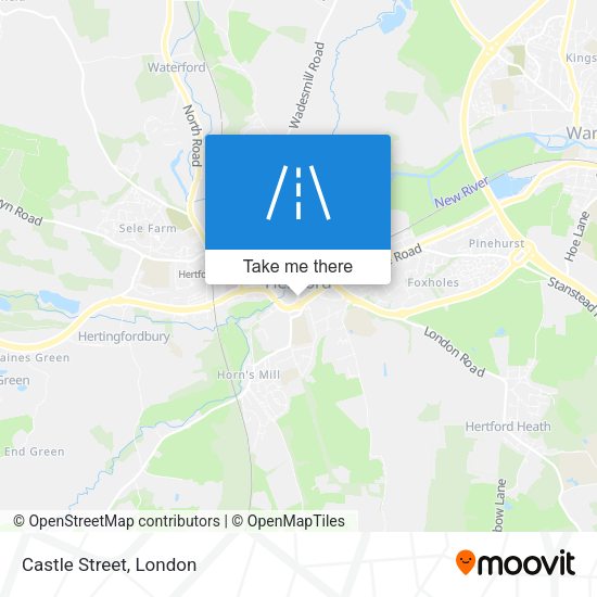 Castle Street map