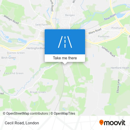 Cecil Road map