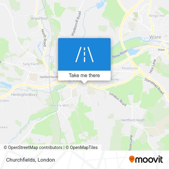 Churchfields map