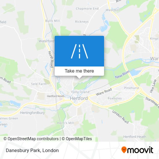 Danesbury Park map