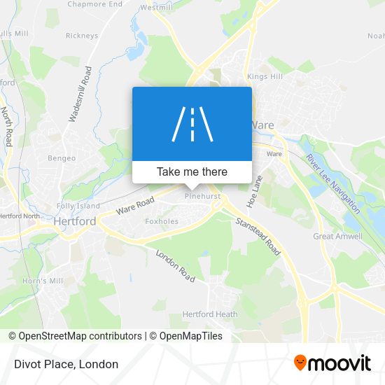 Divot Place map