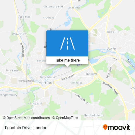 Fountain Drive map