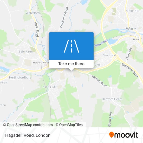 Hagsdell Road map