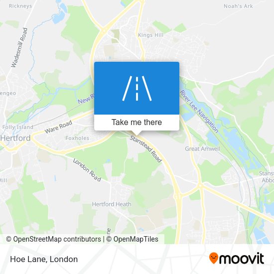 Hoe Lane map