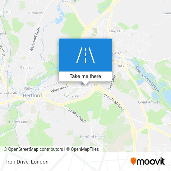 Iron Drive map