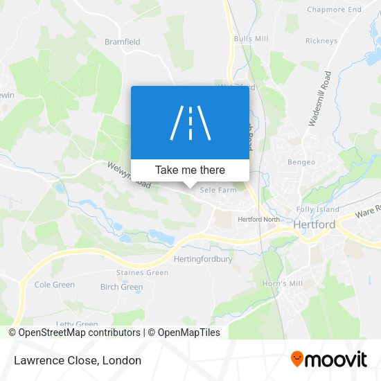 Lawrence Close map
