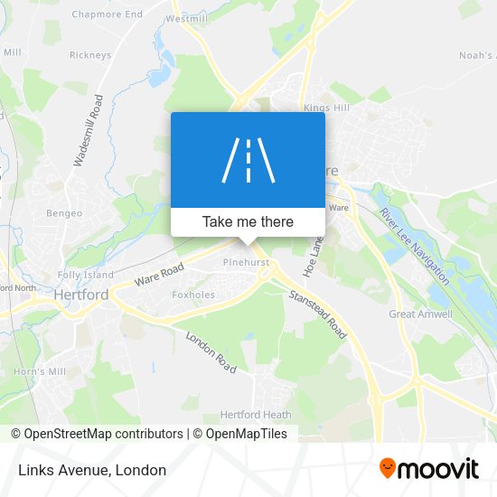 Links Avenue map