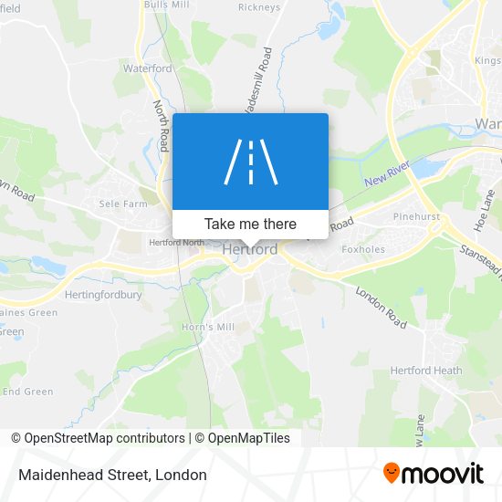 Maidenhead Street map