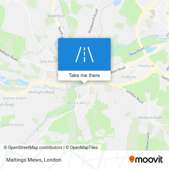 Maltings Mews map