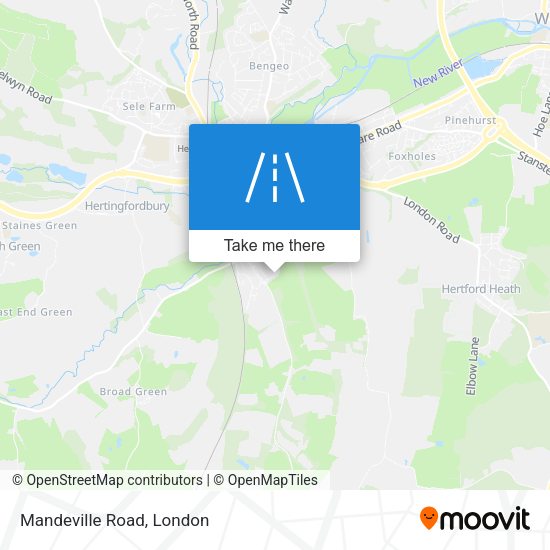 Mandeville Road map