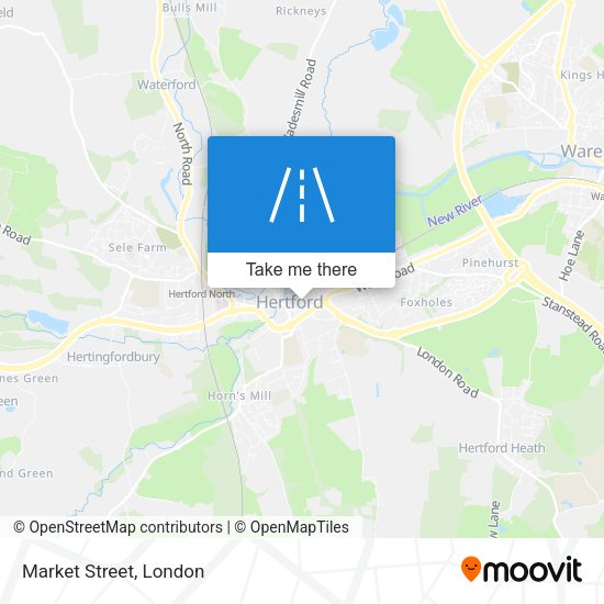 Market Street map
