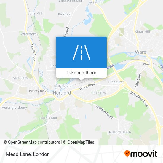 Mead Lane map