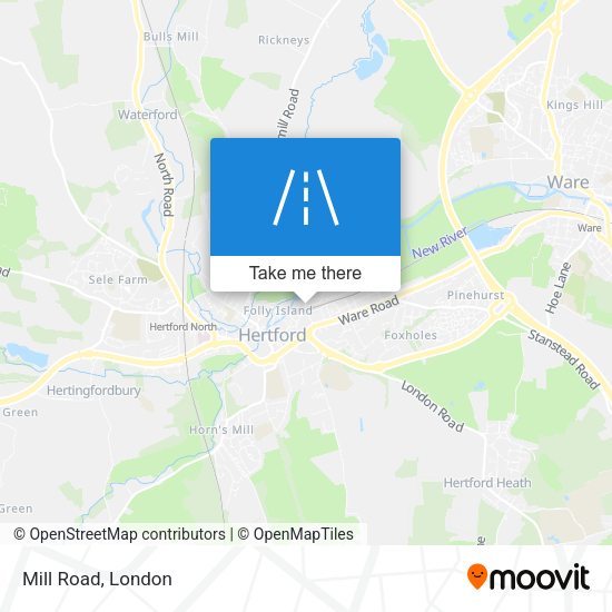 Mill Road map