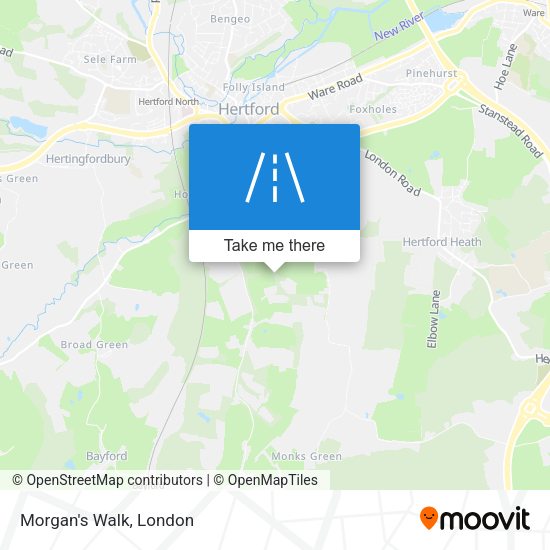 Morgan's Walk map