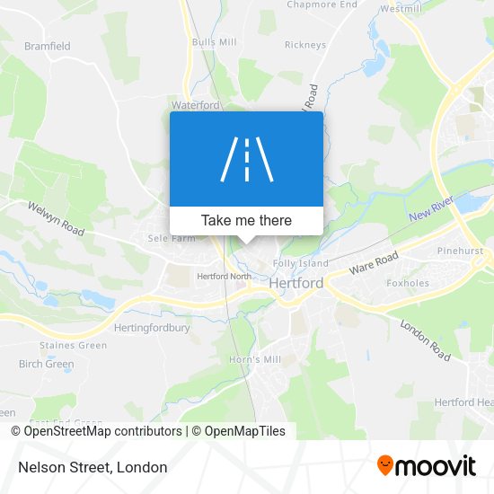 Nelson Street map