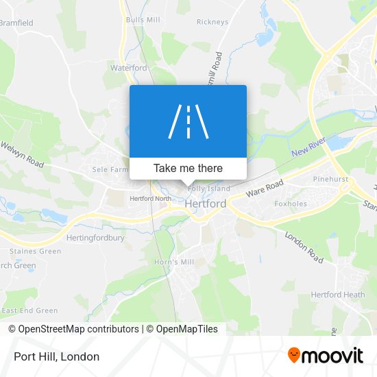 Port Hill map