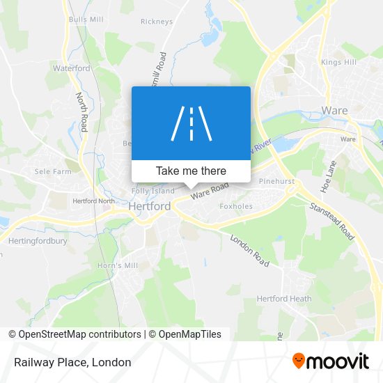 Railway Place map