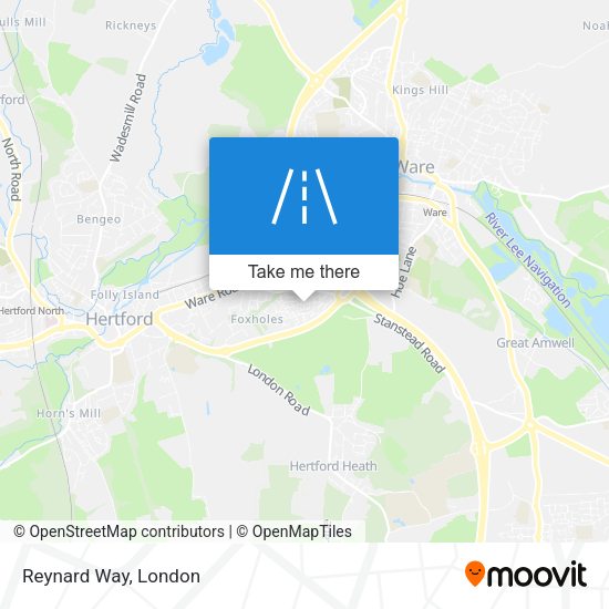 Reynard Way map