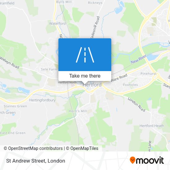 St Andrew Street map