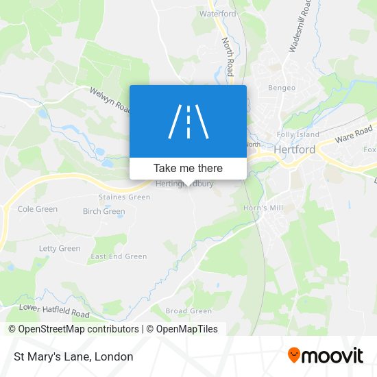 St Mary's Lane map