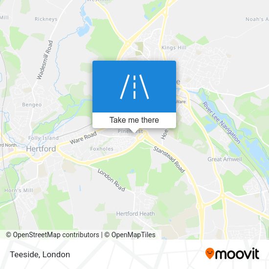 Teeside map